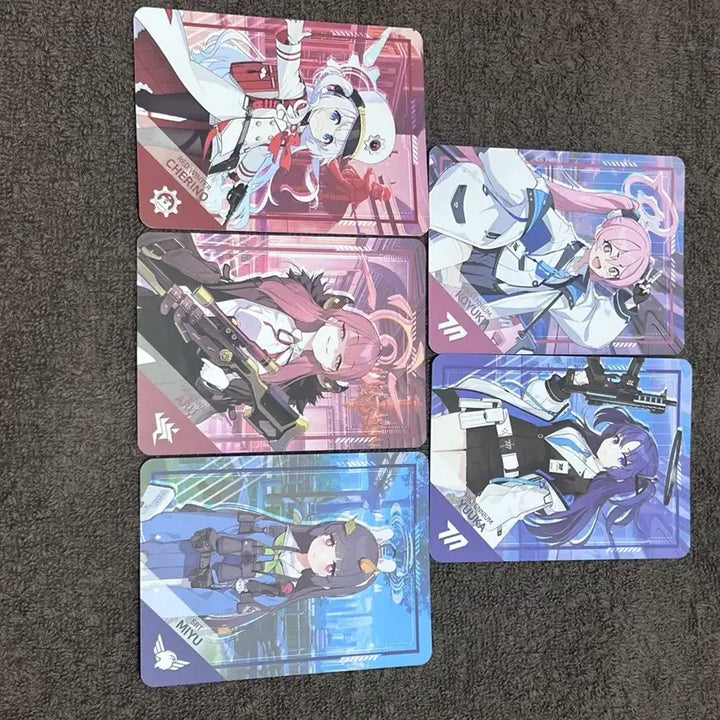 [BUNJANG] Blue Archive 2.5 Anniversary AR Card Full Set / 블루아카이브 2.5주년 AR카드 5종 전 종류 일괄
