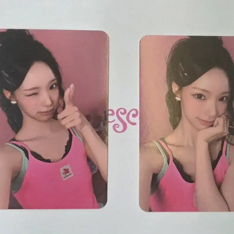 [BUNJANG] Resene Pretty Girl Wonie 1st &amp; 2nd Week Studio Photocard Set / 리센느 프리티걸 원이 1주차, 2주차 공방포카 세트