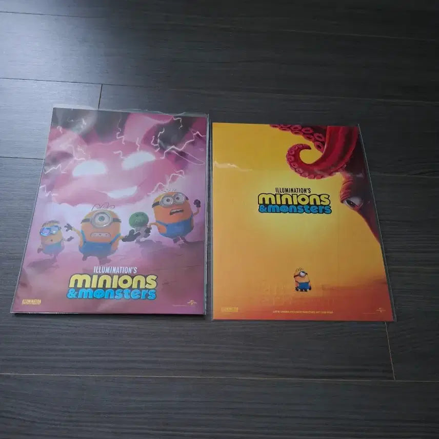 [BUNJANG] Minions Art Card Set (2 Cards) / 미니언즈 아트카드 2장일괄