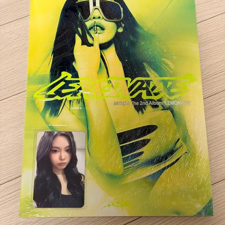 [BUNJANG] aespa Lemonade Acid Album &amp; Lucky Draw Ningning Photocard / 에스파 Lemonade Acid 앨범 &amp; 럭드 포카 닝닝