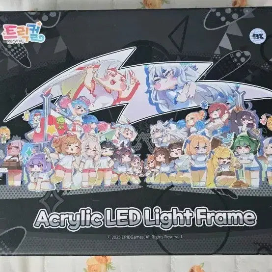 [BUNJANG] Trickle Revive 2nd Anniversary Acrylic LED Frame (Sealed) / (미개봉 새상품) 트릭컬 리바이브 2주년 아크릴 LED 액자