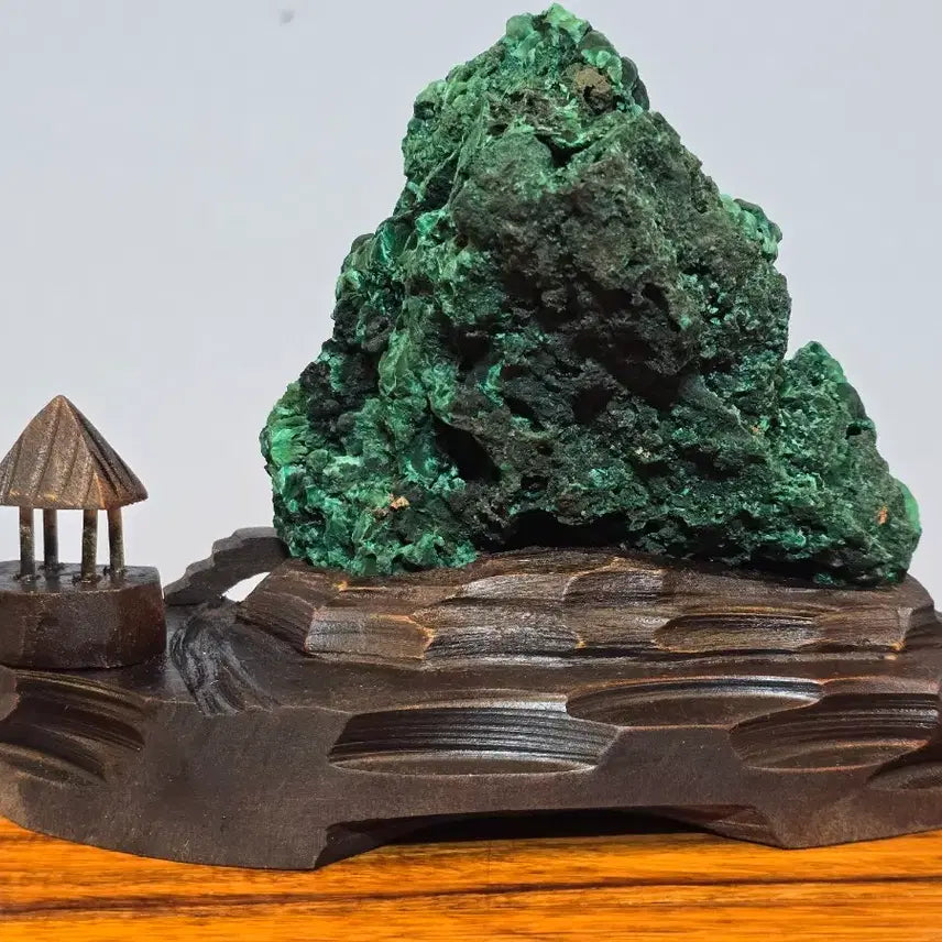 [BUNJANG] Malachite Raw Stone Mineral Sculpture / 26071805 컬러와 변화가 기가막힌 말라카이트 원석 광물 수석 팝니다