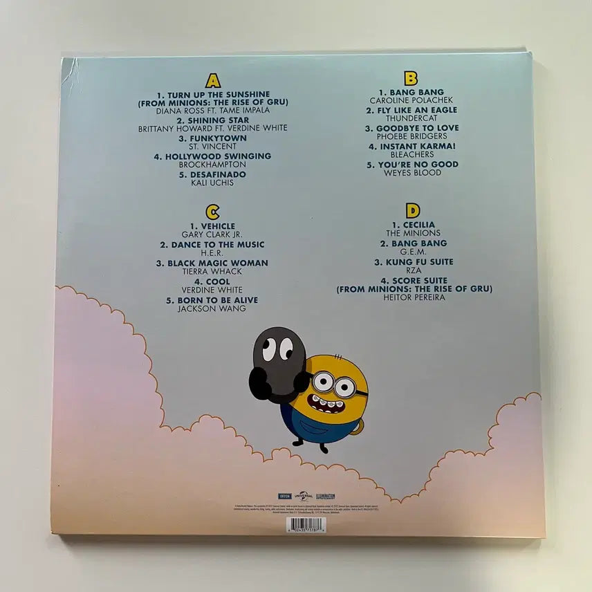 [BUNJANG] Minions: The Rise of Gru Color LP (Unplayed) / 미니언즈 더 라이즈 오브 그루 컬러 LP (미청음)