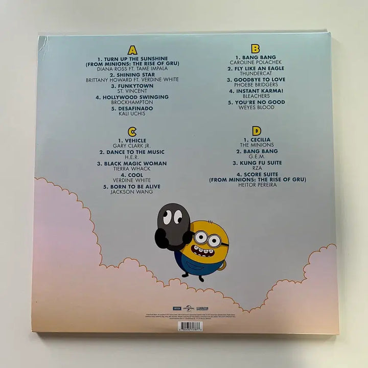 [BUNJANG] Minions: The Rise of Gru Color LP (Unplayed) / 미니언즈 더 라이즈 오브 그루 컬러 LP (미청음)