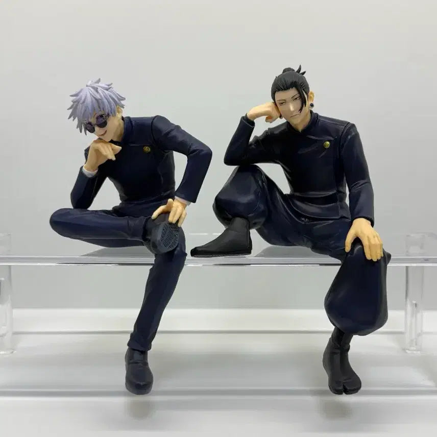 [BUNJANG] Jujutsu Kaisen Fuyuhiko &amp; Suguru Geto Noodles Stopper Figures (Bundle Set) / 주술회전 후류 고전 고죠 게토 누들스토퍼 일괄