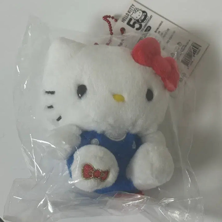 [BUNJANG] Hello Kitty 50th Anniversary Limited Edition Keyring Plush / 헬로키티 50주년 한정판 키링인형