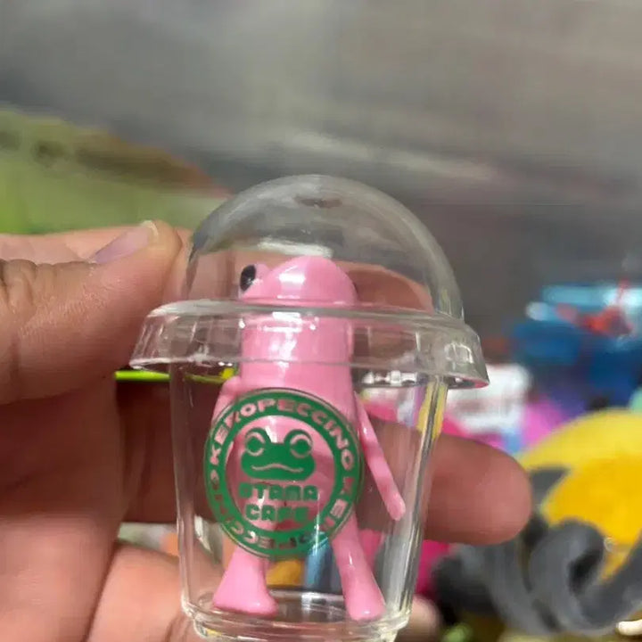 [BUNJANG] Pink Frog Gacha Figure / 핑크 개구리 피규어 가챠