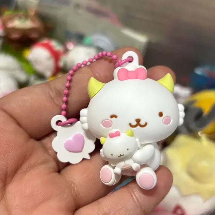 [BUNJANG] Sanrio Kuromi Gawaru Figure Keyring / 산리오 가오파와루 피규어 키링