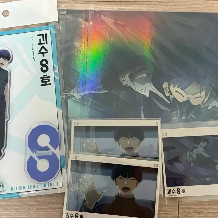 [BUNJANG] Seventeen Hoshi Acrylic Stand + POB + Polaroid Set / 미개봉) 호시나 아크릴 스탠드 + 팝업 특전 + 폴라로이드 3장