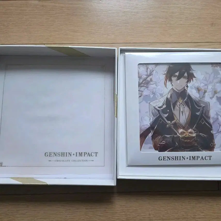 [BUNJANG] Genshin Impact Zhongli Godiva Collaboration Art Card / 원신 고디바 콜라보 종려 색지