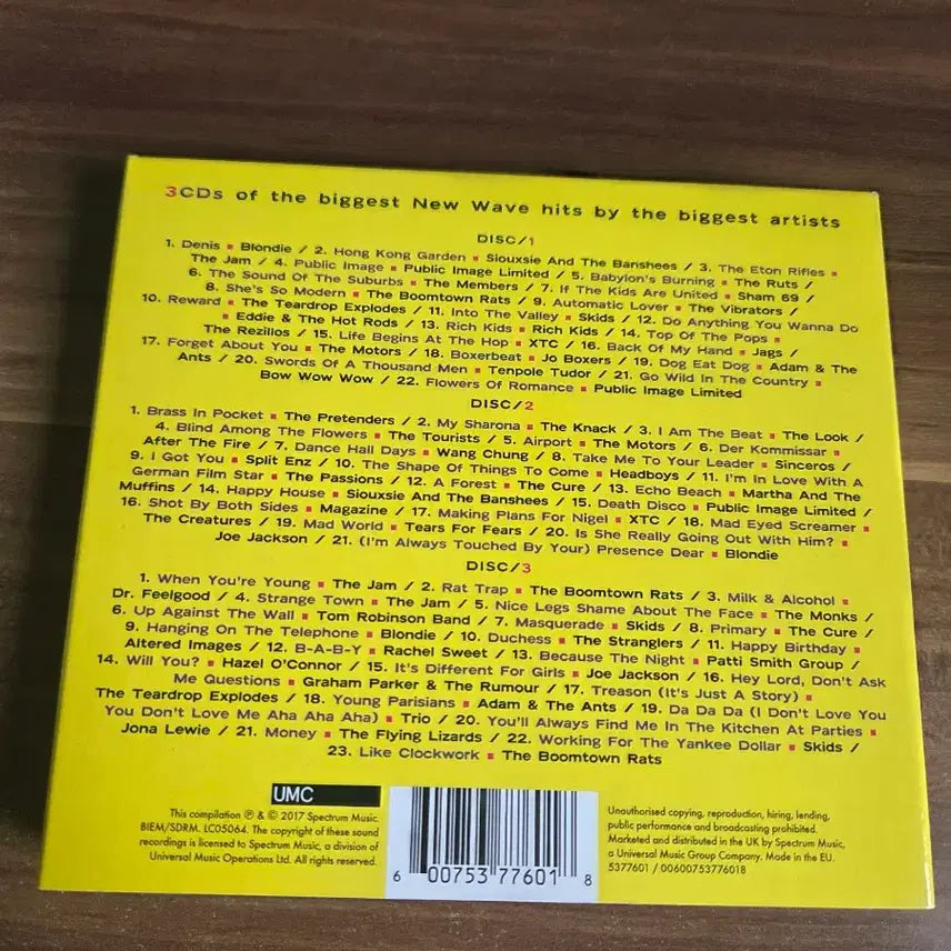 [BUNJANG] Top of the Pops New Wave 3CD Album / 탑오브더팝스 뉴웨이브 3CD 앨범