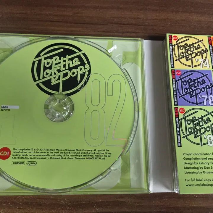 [BUNJANG] Top of the Pops 1982 3CD Compilation Album / 탑오브더팝스 1982 3CD
