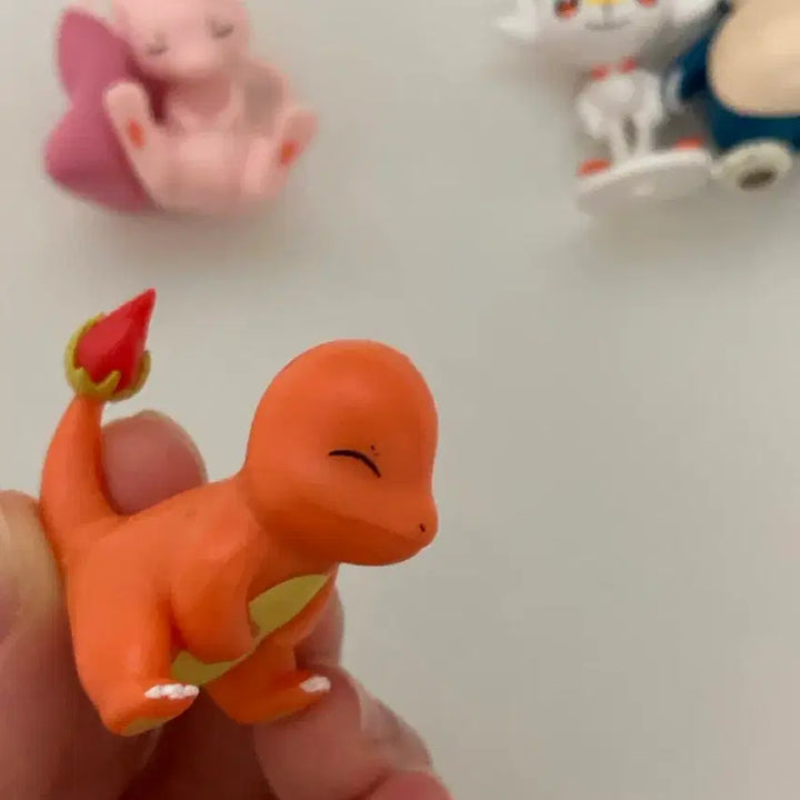 [BUNJANG] Pokemon Mew, Jigglypuff, Charmander, Snorlax, Scorbunny Figure Bundle Set / 포켓몬스터 뮤 푸린 파이리 잠만보 염버니 피규어 일괄