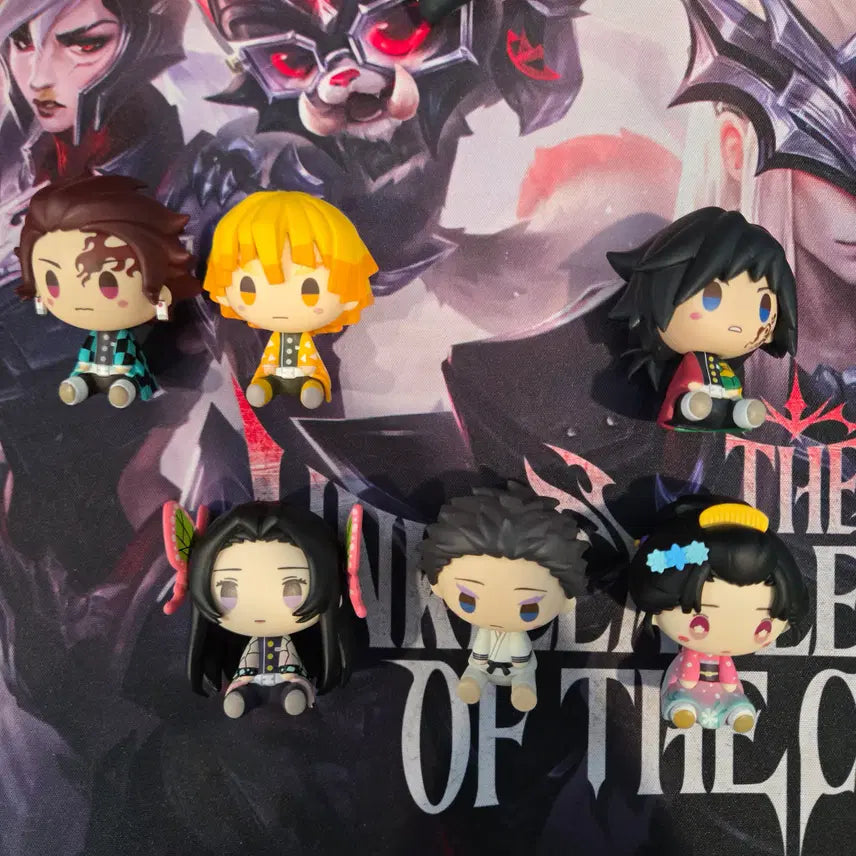 [BUNJANG] Demon Slayer Choco-Noko Figure Set (D Prize) / 귀멸의칼날 제일복권 번개의형제 D상 초코노코 피규어 6종 일괄