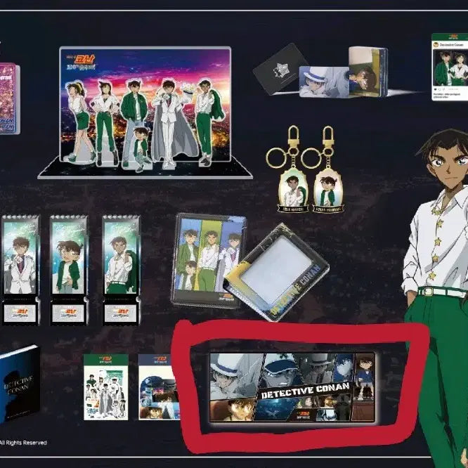 [BUNJANG] Detective Conan Pentagram Desk Mat / 명탐정 코난 펜타그램 장패드