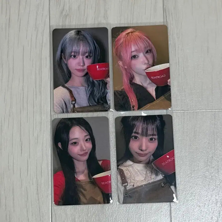[BUNJANG] QWER Ceremony Beat Road Cafe Event Photocard / QWER Ceremony 비트로드 카페 이벤트 포토카드