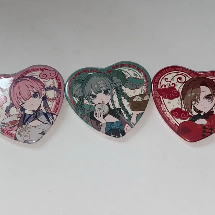 [BUNJANG] Mochizuki Kei Hatsune Miku Pop-Up Heart Can Badge Bundle Set / 모치즈키 케이 하츠네 미쿠 팝업 미쿠 루카 메이코 하트 캔뱃지 일괄 판매