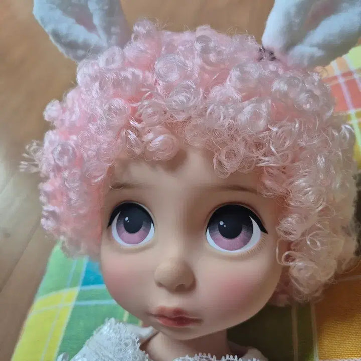 [BUNJANG] Disney Baby Doll Pink Fluffy Hair / 디즈니베이비돌