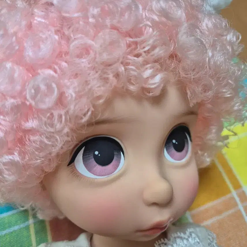 [BUNJANG] Disney Baby Doll Pink Fluffy Hair / 디즈니베이비돌