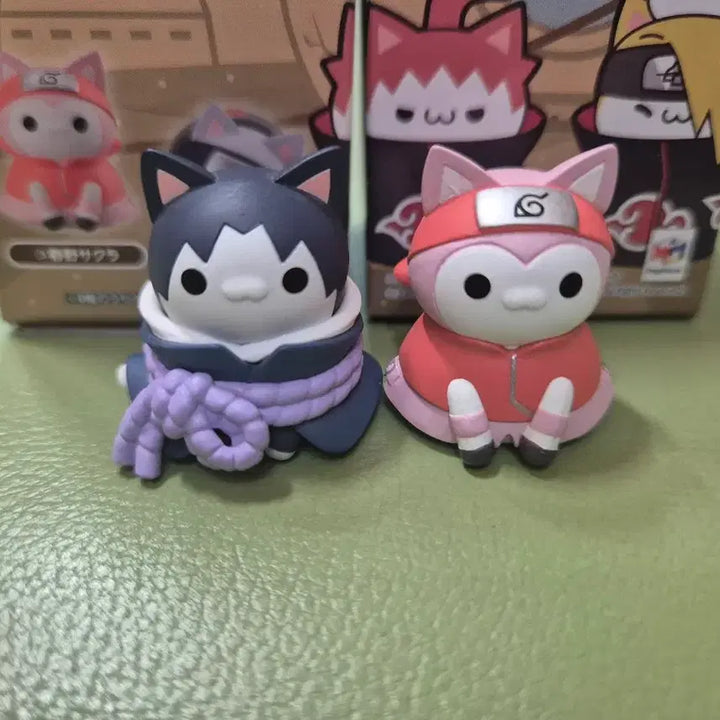 [BUNJANG] Nyaruto Megacats Sasuke Sakura Bundle Set / 냐루토 메가캣 사스케 사쿠라 일괄 양도