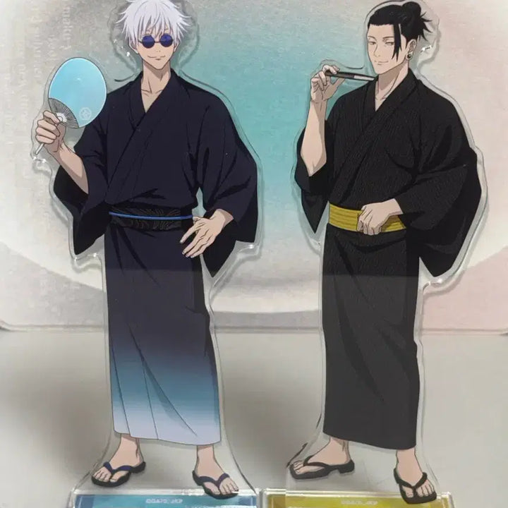 [BUNJANG] Jujutsu Kaisen - Kaiyo Gyoketsu - Gojo Satoru &amp; Geto Suguru - Festival Kimono/Yukata Acrylic Stand - Bundle Set / 일괄) 주술회전 회옥옥절 고죠 게토 축제 기모노 유카타 아크릴 고죠게토 고죠 아크릴스탠드