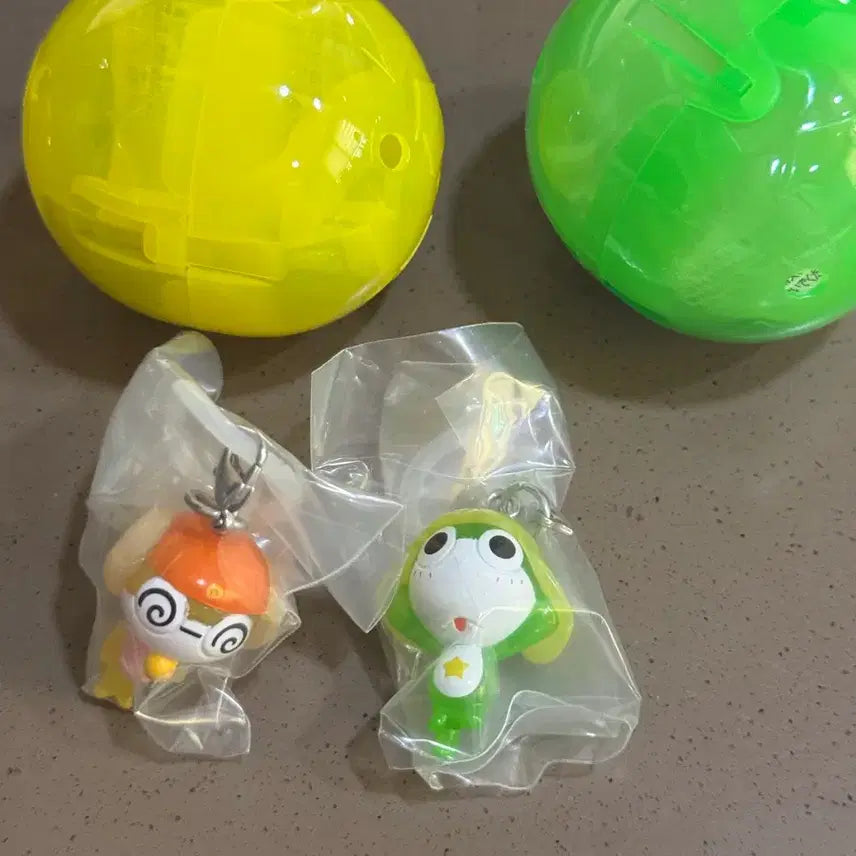 [BUNJANG] Keroro Frog Sergeant Keroro Kururu Chibi Mejirushi Gacha Keyring / 개구리중사 케로로 쿠루루 치비 메지루시 가챠 키링