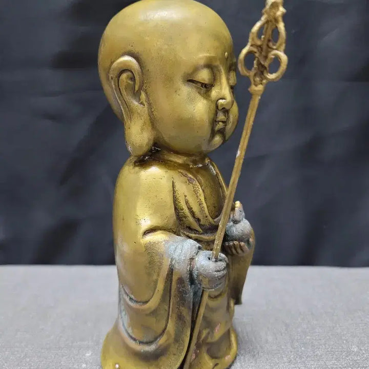 [BUNJANG] Bronze Ksitigarbha Buddha Statue / 지장보살 불상