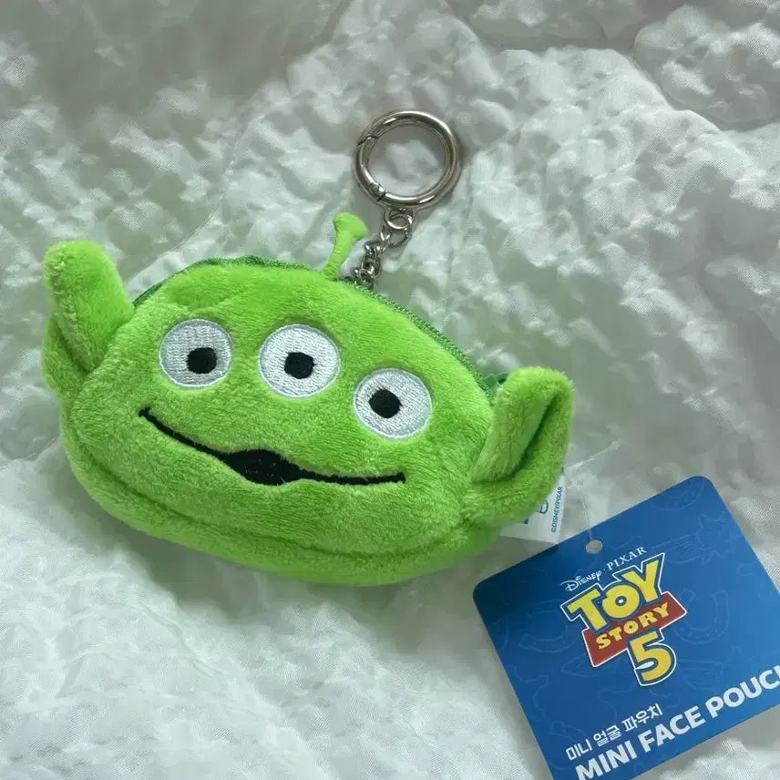 [BUNJANG] Toy Story Alien Pouch Keychain / 택0,새상품) 토이 스토리 알린 에일리언 파우치 키링