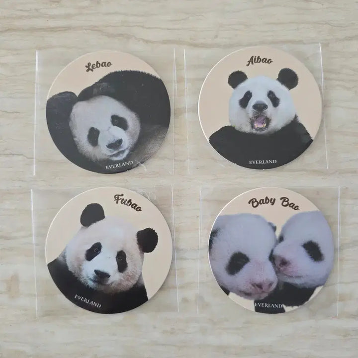 [BUNJANG] Bao Family Coaster Set / 바오패밀리 코스터
