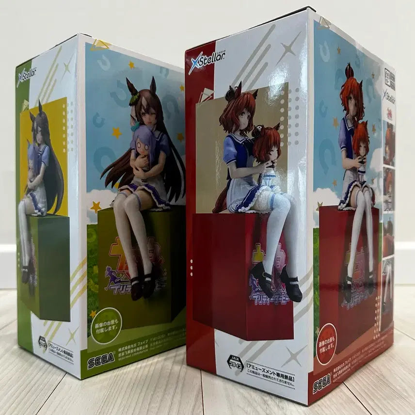 [BUNJANG] Sega Uma Musume: Pretty Derby Figure - Satono &amp; Aston Maru Chan Set / 세가 우마무스메 프리티더비 피규어 사토노&amp;애스턴마짱