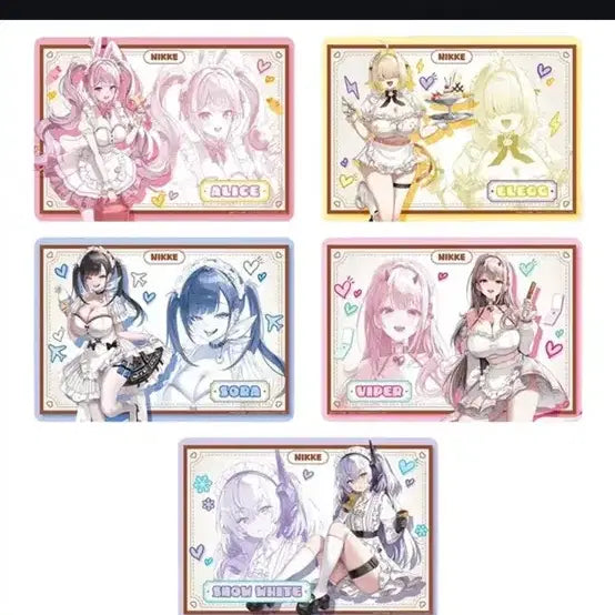 [BUNJANG] Goddess of Victory: NIKKE Chapter 7 Ichiban Kuji Prize F 3 Types Bundle Set (Sealed) / 미개봉) 승리의 여신 니케 챕터7 이치방쿠지 f상 3종 일괄