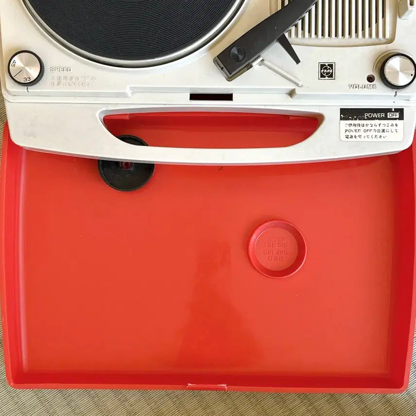 [BUNJANG] 1973 National Portable Turntable SG-323N / (택포) 1973년 빈티지 내셔널 포터블 턴테이블 SG-323N