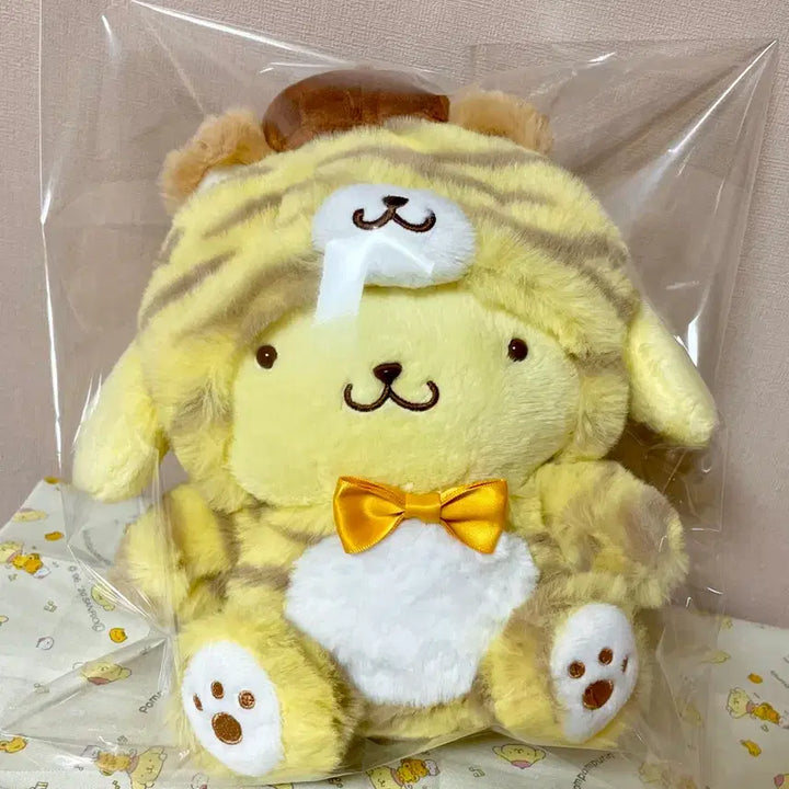 [BUNJANG] Sanrio Pompompurin Tiger Costume Standard Plush / 산리오 폼폼푸린 호랑이 코스튬 스탠다드 인형