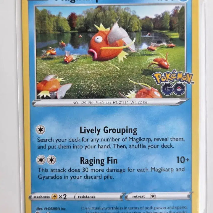 [BUNJANG] Pokemon TCG Magikarp Pokemon GO 021/078 North American Edition / [북미판] 포켓몬 카드 잉어킹 (Pokemon GO 021/078) 포켓몬고
