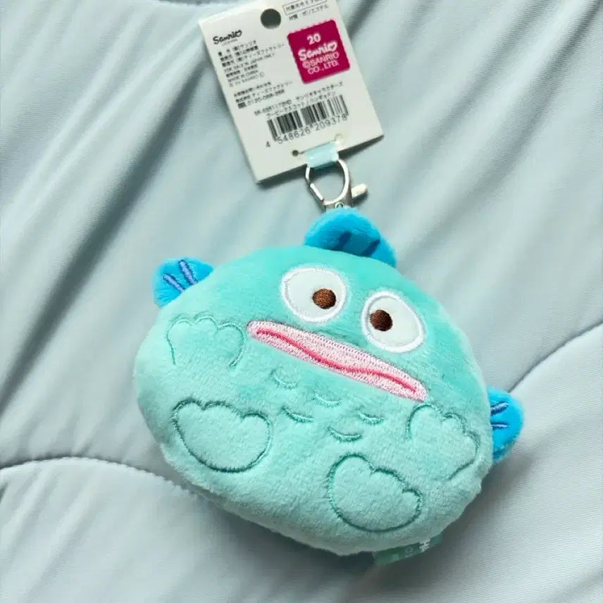 [BUNJANG] Sanrio Characters Hangyodon Mascot Plush Keychain / 산리오 캐릭터즈 푸피 마스코트 한교동 인형 키링 삑삑이
