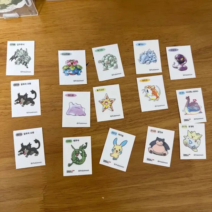 [BUNJANG] Pokemon Bread Stickers / 포켓몬빵 띠부씰