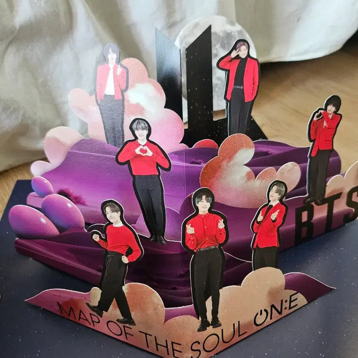 [BUNJANG] BTS Map of the Soul Popup Card &amp; L Holder Set / 방탄소년단 bts 맵솔 굿즈(팝업 카드&amp; L홀더)