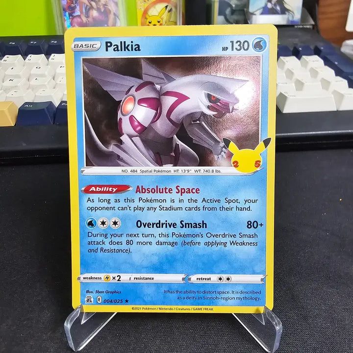 [BUNJANG] Pokemon TCG North American 25th Anniversary Pearl Dialga Half Art Holo Card / 포켓몬카드 북미판(영판) 25주년 펄기아 하프일러 홀로 카드