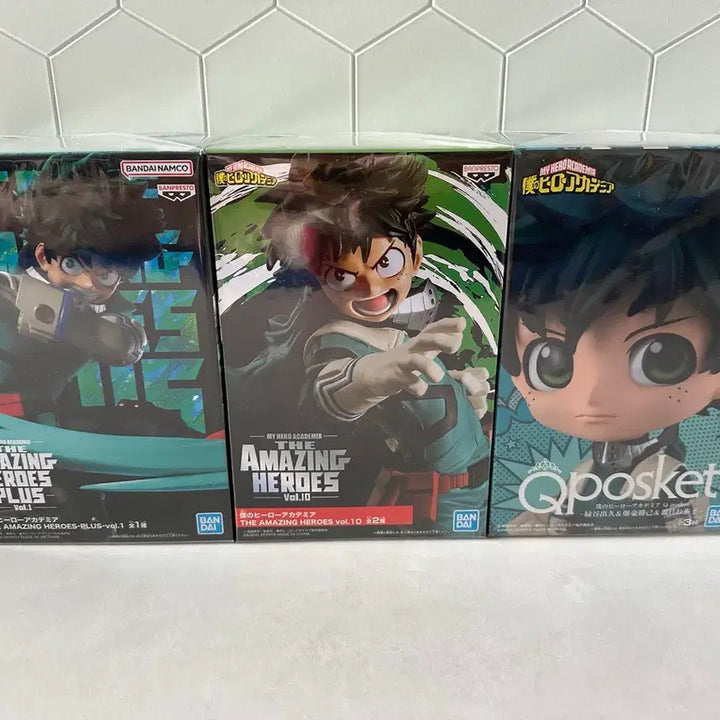 [BUNJANG] Izuku Midoriya 3-Piece Figure Set / 나의히어로아카데미아 미도리아 피규어3종