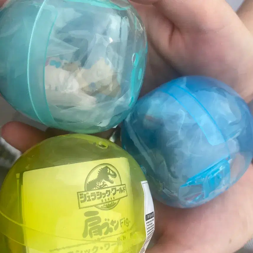[BUNJANG] Jurassic World Shoulder-Con Gacha Figures Bundle Set / 쥬라기월드 어깨쿵 가챠 일괄 판매