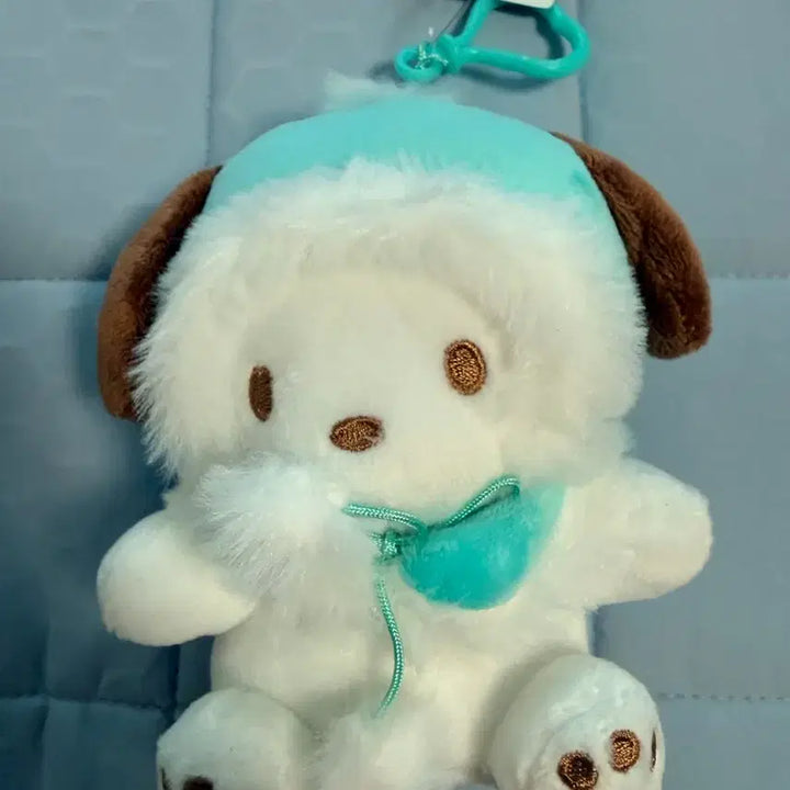 [BUNJANG] Sanrio Pochacco Doll Bag Charm Color Cape / 산리오 포차코 인형 가방걸이 컬러망토 (개봉만함)