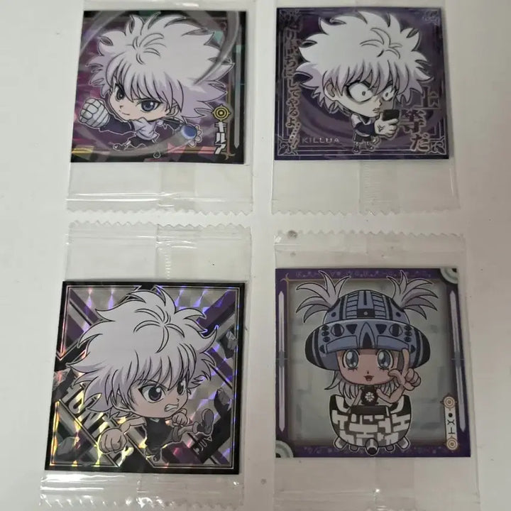 [BUNJANG] Hunter x Hunter Killua Wafer Sticker Bundle Set / (일괄) 헌터헌터 키르아 웨하스 스티커