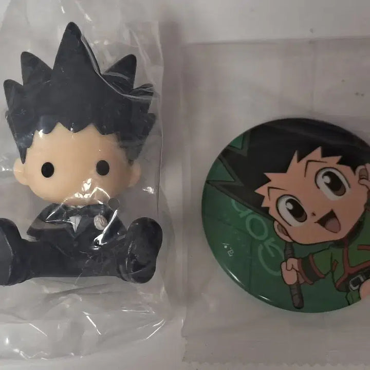 [BUNJANG] Hunter x Hunter Gon Pet Dol Figure Collaboration Cafe Can Badge Bundle Set / (일괄) 헌터헌터 곤 페타돌 피규어 콜라보 카페 캔뱃지