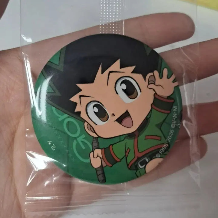 [BUNJANG] Hunter x Hunter Gon Pet Dol Figure Collaboration Cafe Can Badge Bundle Set / (일괄) 헌터헌터 곤 페타돌 피규어 콜라보 카페 캔뱃지
