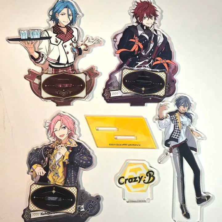 [BUNJANG] Ensemble Stars! Crazy:B Nikii Himeru Rinne Kohaku Acrylic Stand Bundle Set / 앙스타 크레이지 비 일괄 니키 히메루 린네 코하쿠 아크릴 스탠드
