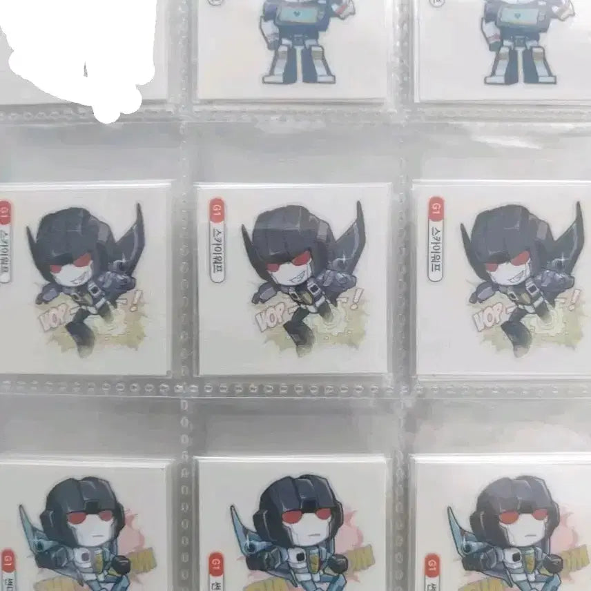 [BUNJANG] Transformer G1 Unofficial Stitcker Bundle Set / (일괄/합배송가능)트랜스포머 G1 비공굿 띠부씰 8장