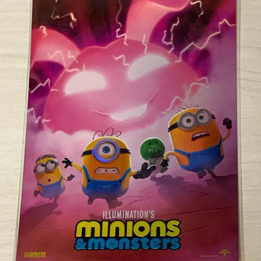 [BUNJANG] Minions &amp; Monsters Signature Art Card / 미니언즈 &amp; 몬스터즈 시그니처 아트카드 롯데시네마 특전