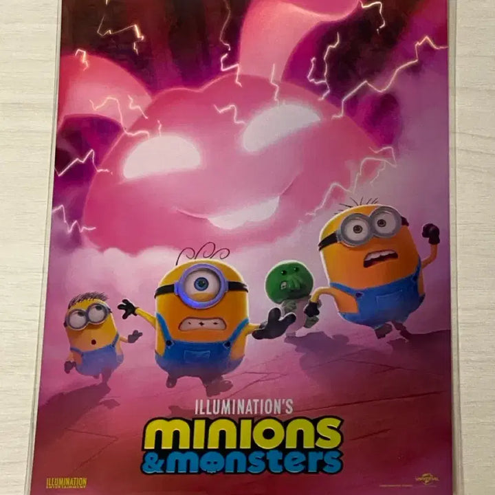 [BUNJANG] Minions &amp; Monsters Signature Art Card / 미니언즈 &amp; 몬스터즈 시그니처 아트카드 롯데시네마 특전