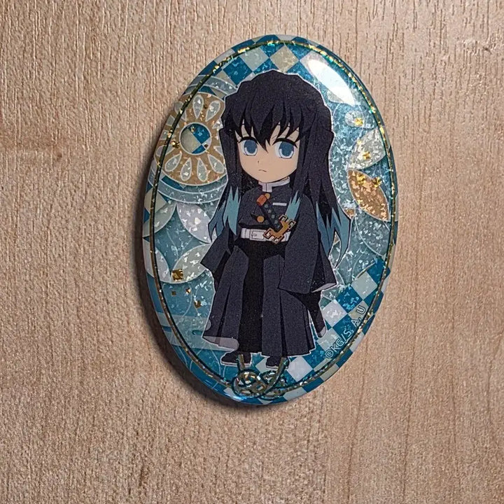 [BUNJANG] Demon Slayer Muichiro Tokito Character Badge / 귀멸의 칼날 토키토 무이치로 굿즈 뱃지