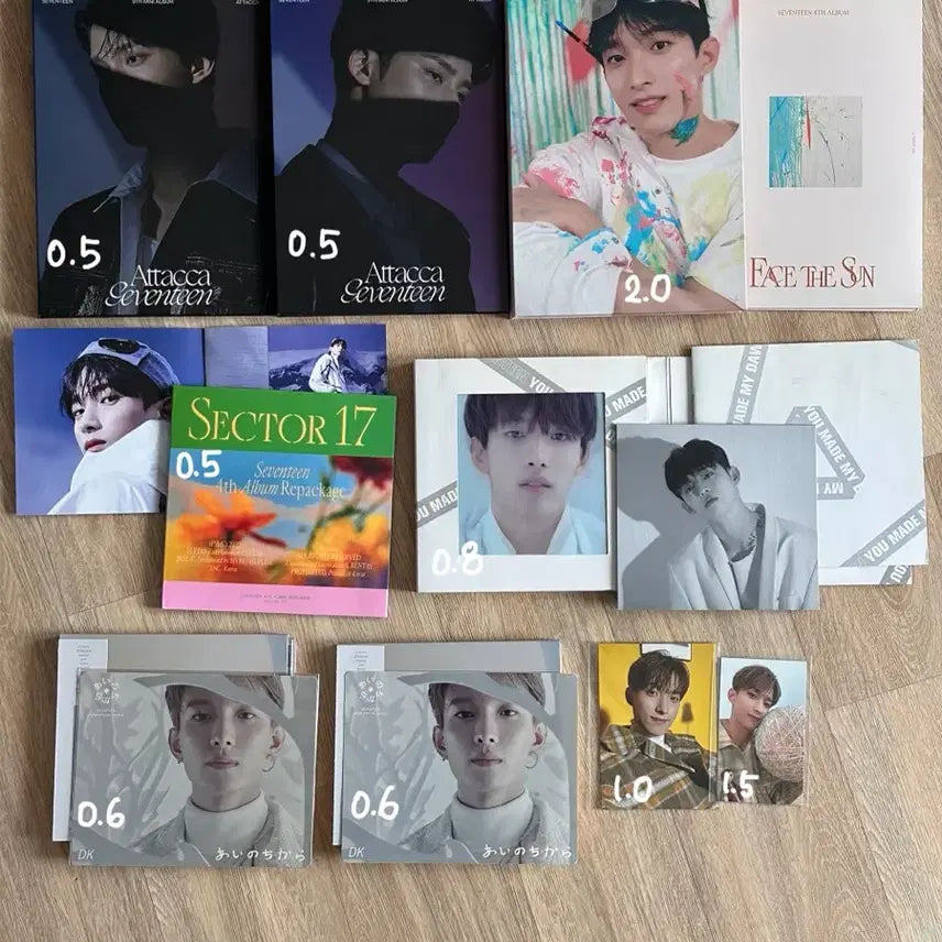 [BUNJANG] SEVENTEEN Attacca FTS FTS Sector 17 Ay-Nochi-Kara Dokyeom Mingyu Photocard / 세븐틴 아타카 페더썬 섹터17 아이노치카라 도겸 민규 양도